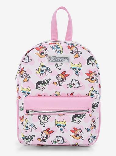 The Powerpuff Girls Pink Hearts Mini Backpack | Hot Topic display picture 1