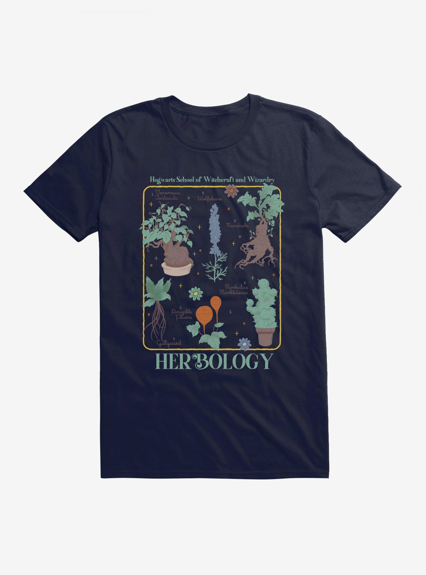 Harry Potter Herbology Textbook Plants T-Shirt