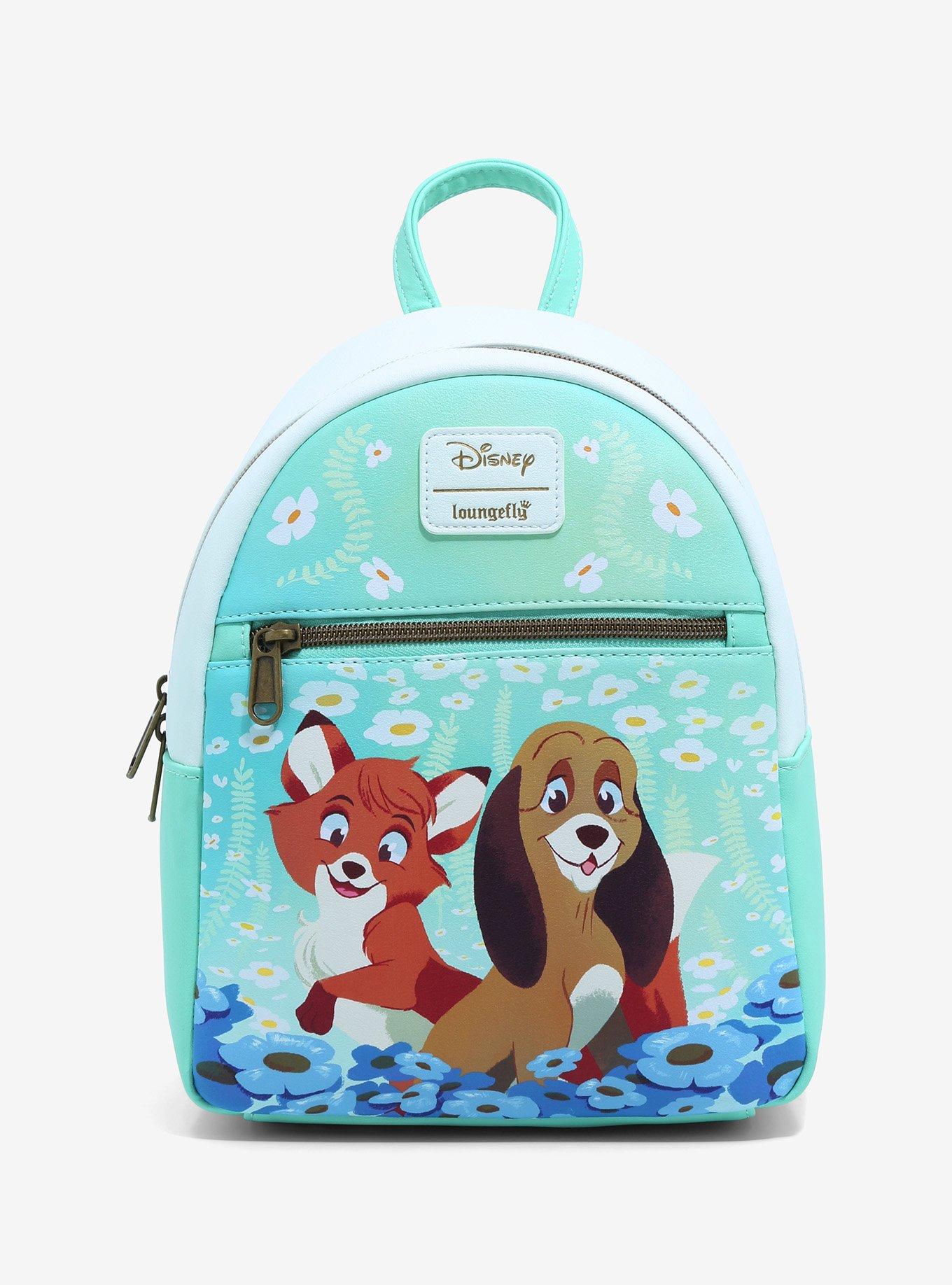 Loungefly Disney The Fox And The Hound Flower Field Mini Backpack | Hot ...