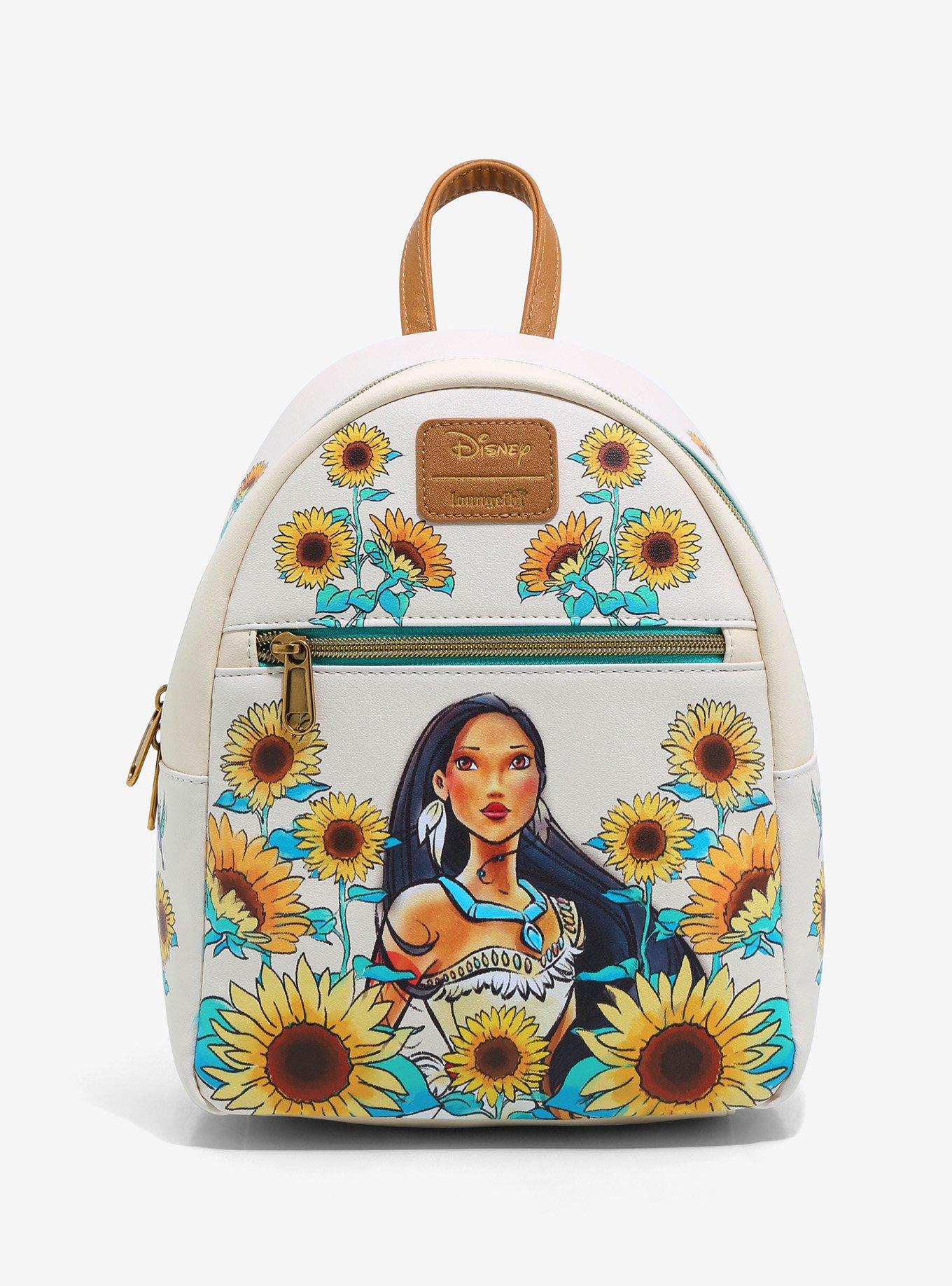 Loungefly Disney Pocahontas Sunflower Art Mini Backpack