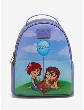 Plus Size Loungefly Disney Pixar Up Young Carl & Ellie Mini Backpack, , hi-res