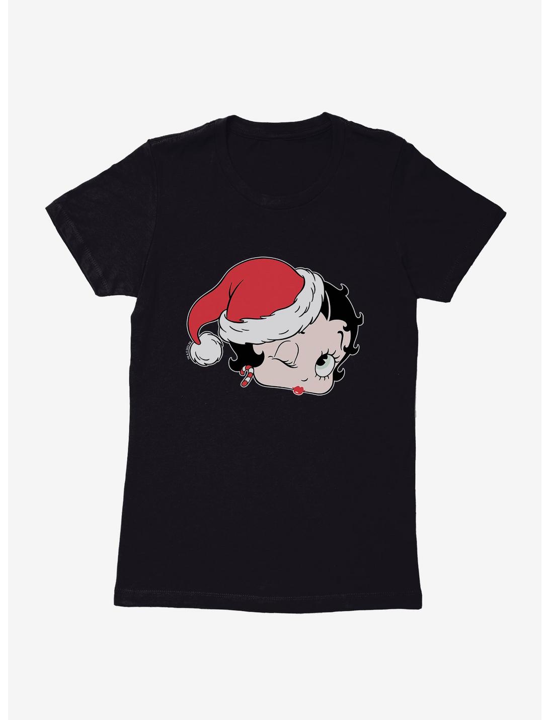 Betty Boop Christmas Kiss Womens T-Shirt, , hi-res