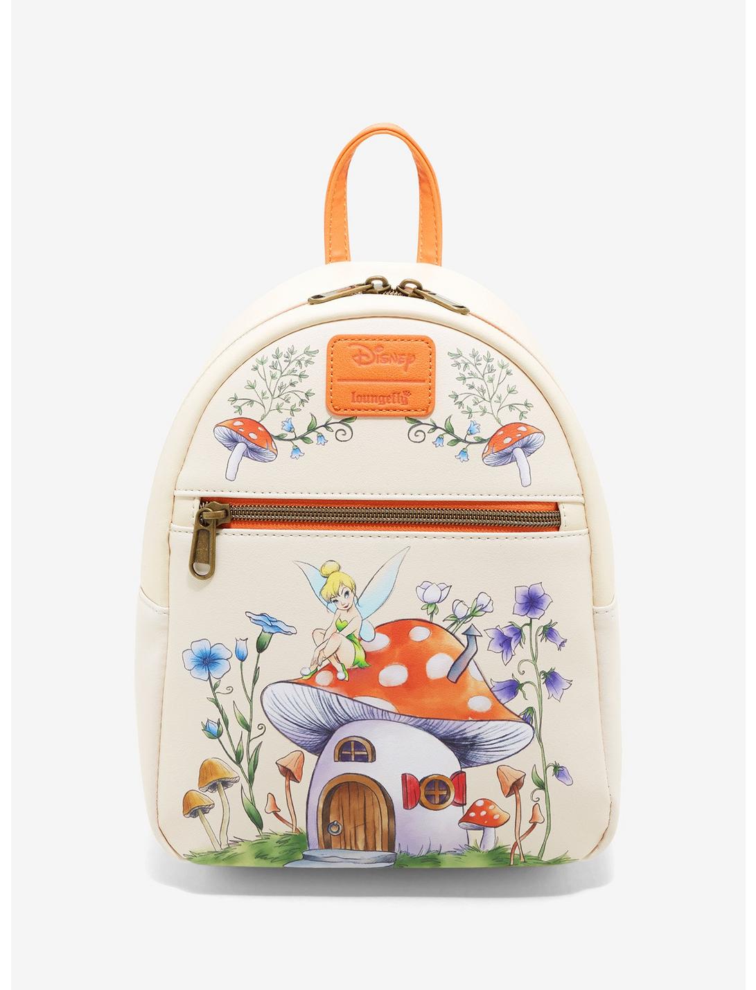 Loungefly Disney Peter Pan Tinker Bell Mushroom Mini Backpack, , hi-res