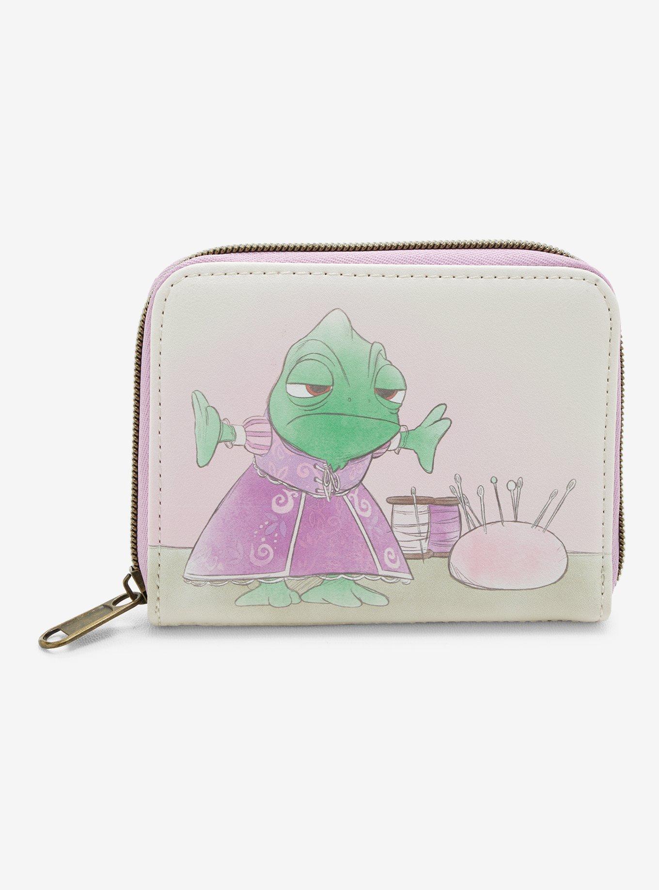 Loungefly Disney Tangled Rapunzel Pascal Dress Mini Backpack Wallet NWT Loungefly Disney Tangled Pascal Sun Mini Backpack | Hot Topic main image 4
