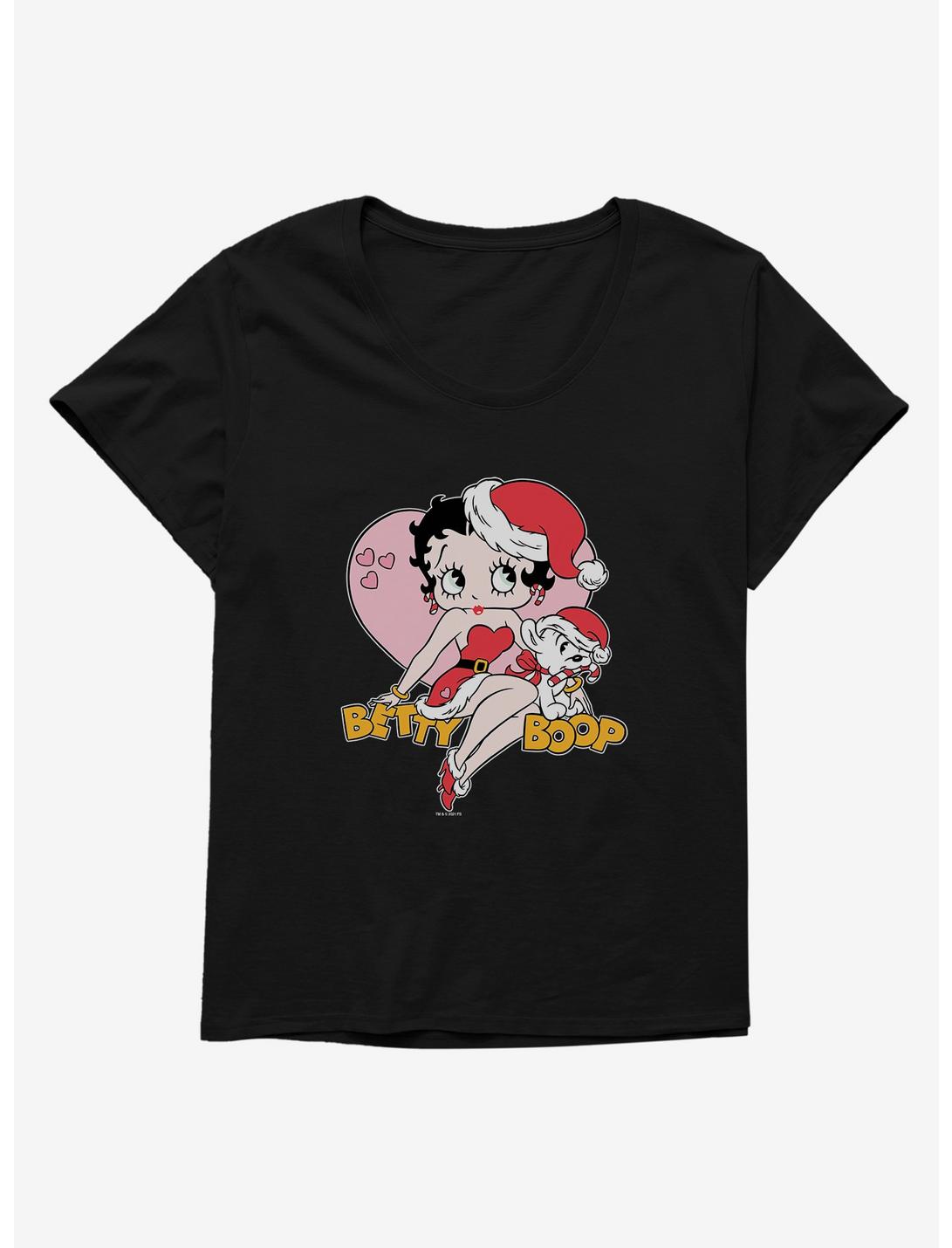 Betty Boop Pudgys Christmas Womens T-Shirt Plus Size, , hi-res