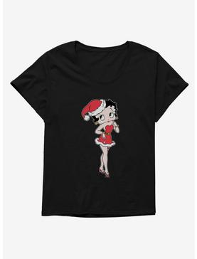 Betty Boop Santa Betty Womens T-Shirt Plus Size, , hi-res