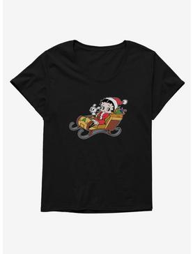 Betty Boop Sleigh Ride Womens T-Shirt Plus Size, , hi-res