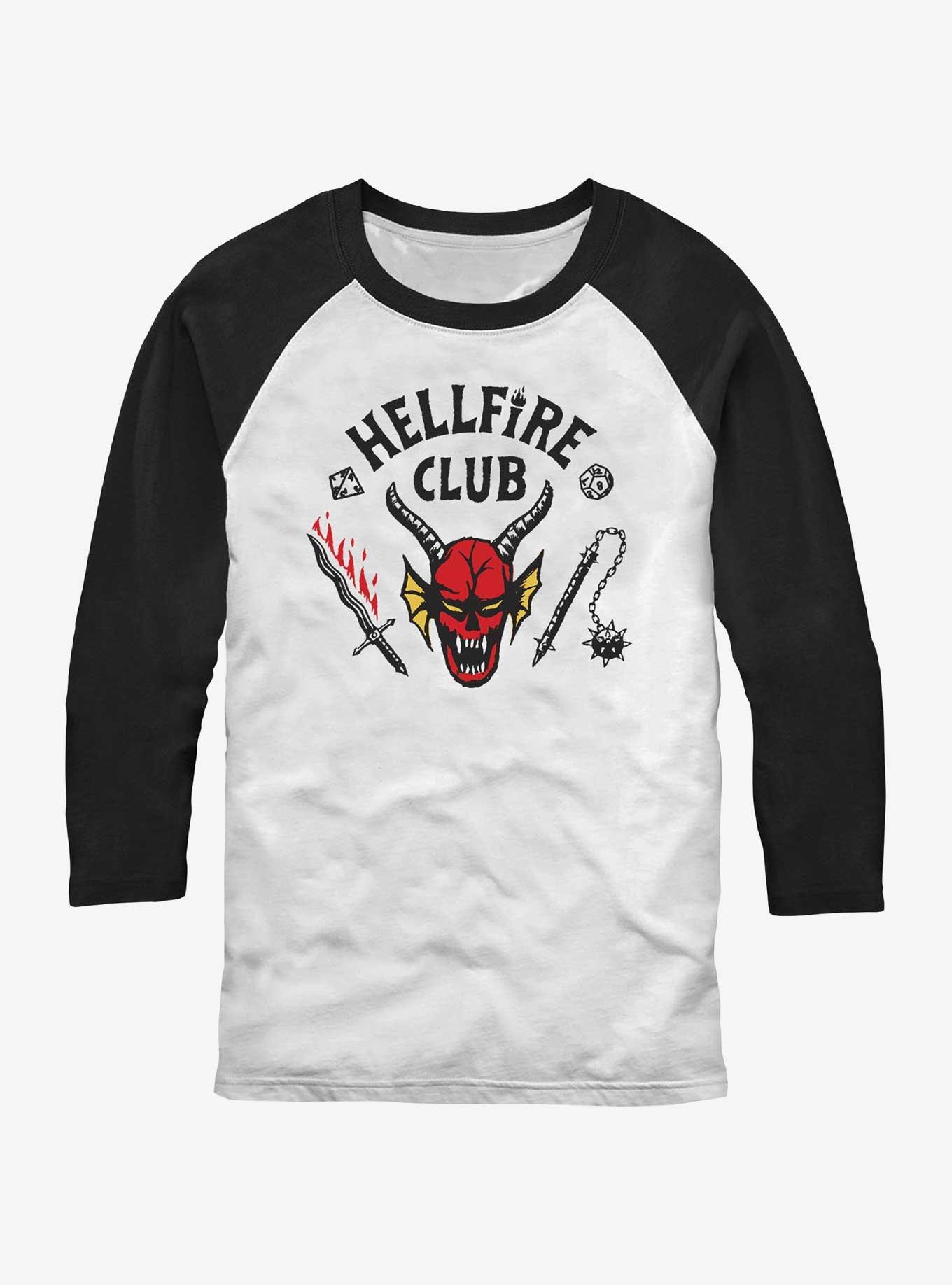 Stranger Things Hellfire Club Raglan 