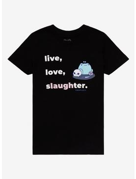 Sprout The Frog Live Love Slaughter Girls T-Shirt By Rainylune, , hi-res