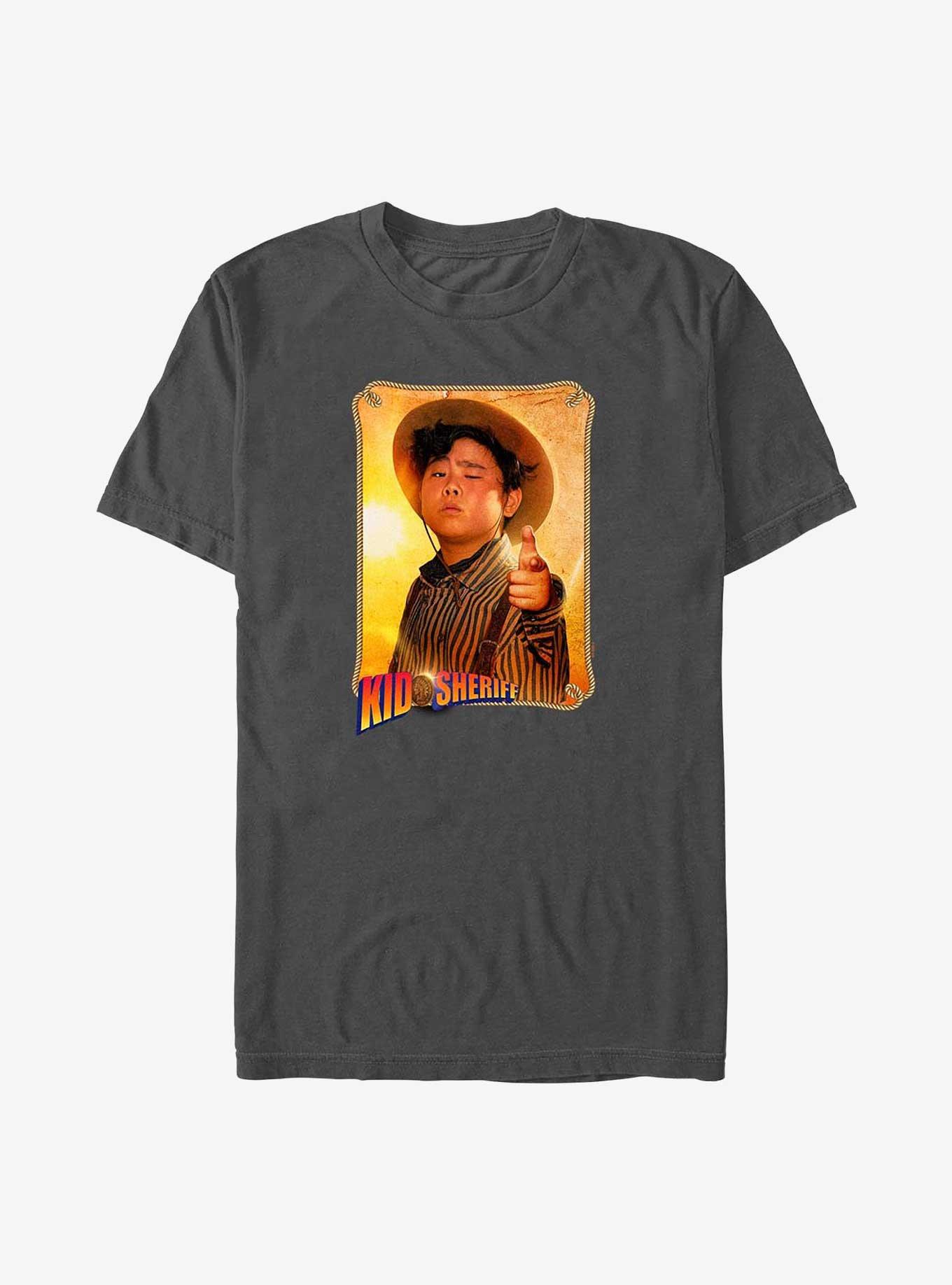 NOPE Kid Sheriff T-Shirt, CHARCOAL, hi-res