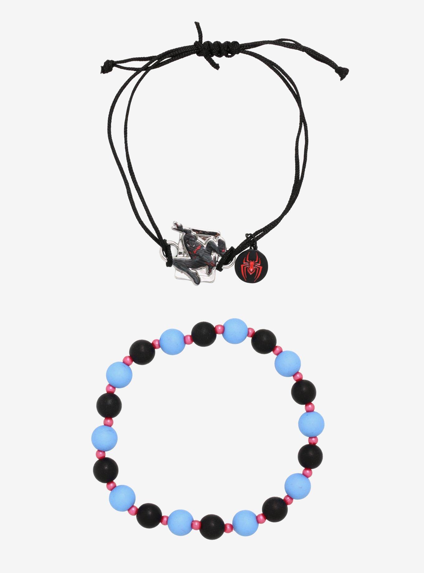 Marvel Spider-Man: Miles Morales Bead & Cord Bracelet Set, , hi-res