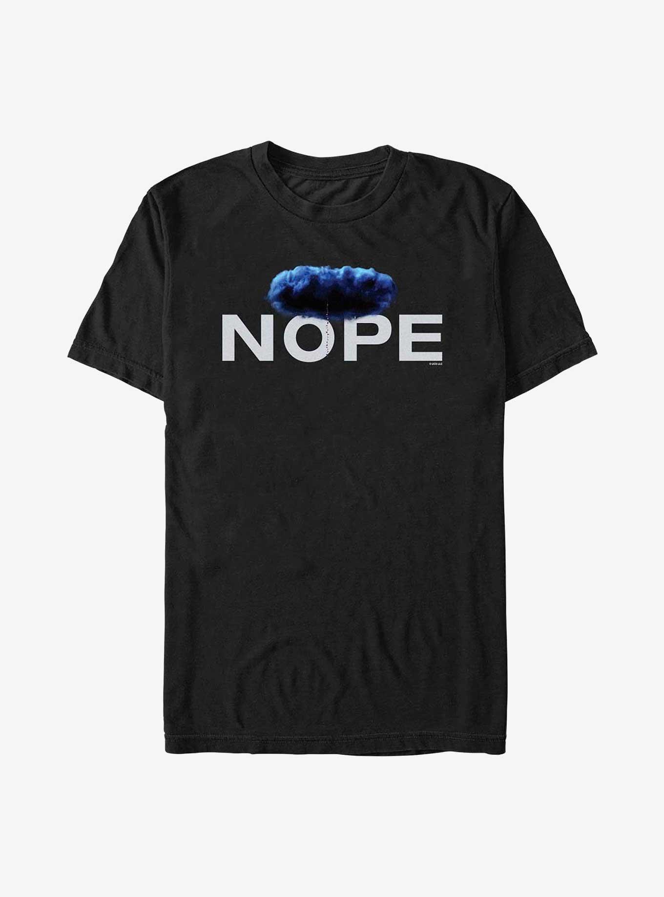 NOPE Logo Cloud T-Shirt, BLACK, hi-res