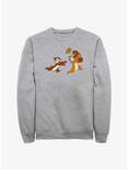Disney Chip 'N' Dale Acorn Run Sweatshirt, ATH HTR, hi-res