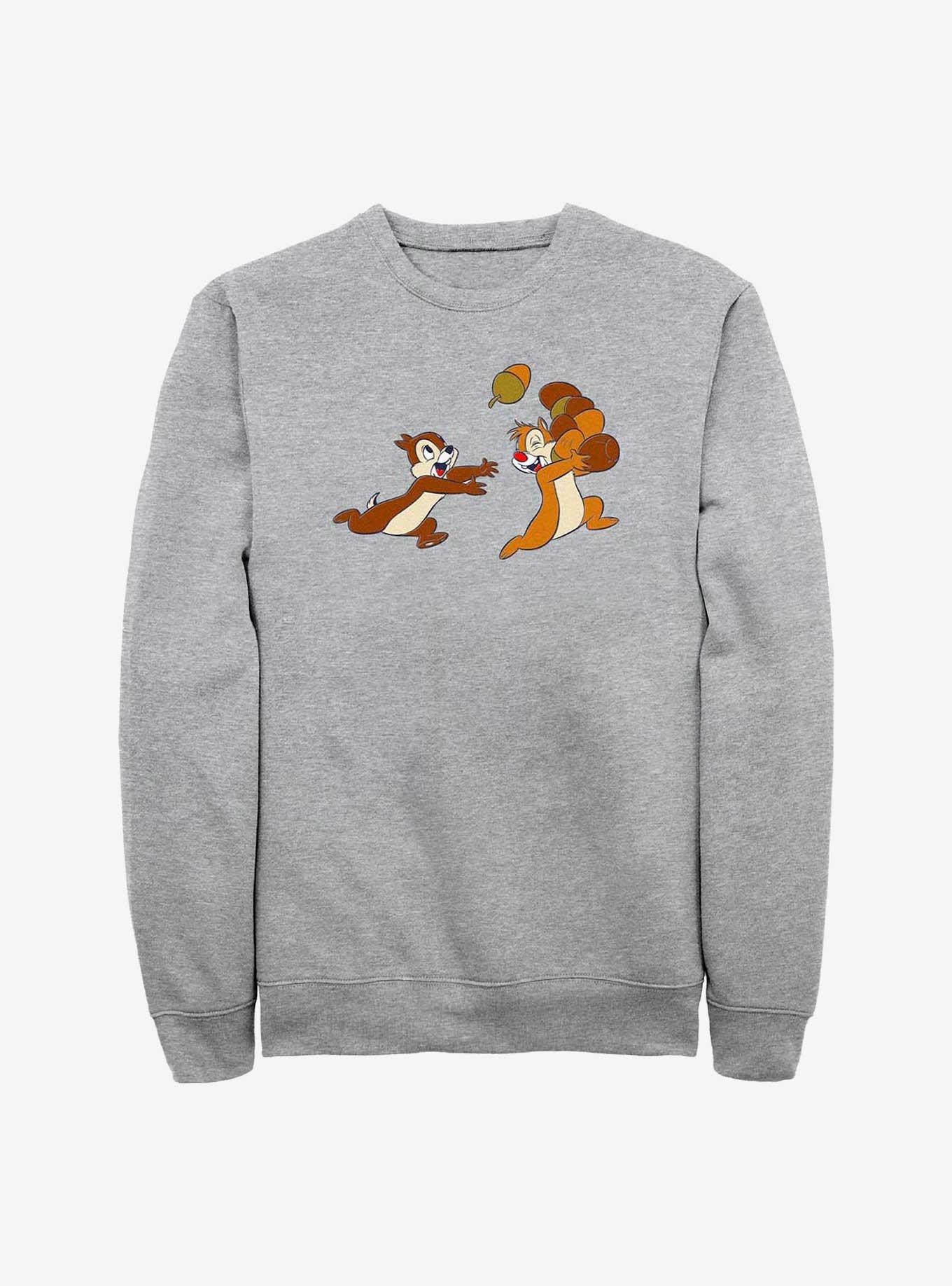 Disney Chip 'N' Dale Acorn Run Sweatshirt, ATH HTR, hi-res