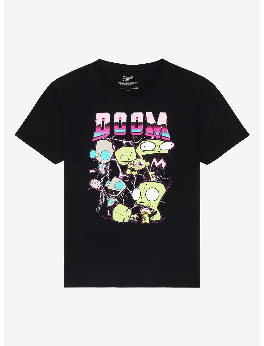 Invader Zim GIR Doom Boyfriend Fit Girls T-Shirt, MULTI, hi-res