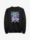 Dungeons & Dragons Pastel Ampersand Sweatshirt, BLACK, hi-res