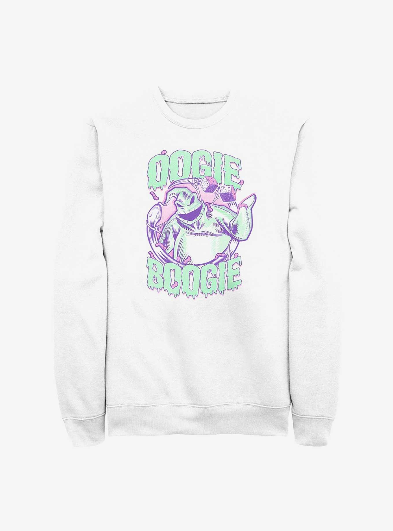 Disney The Nightmare Before Christmas Oogie Boogie Sweatshirt - WHITE