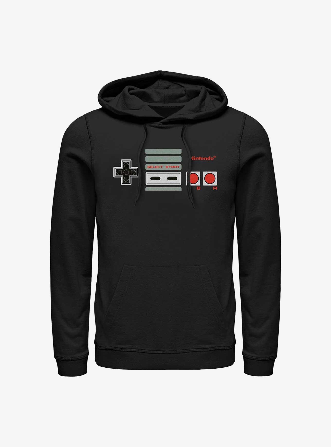 Nintendo NES Controller Hoodie BLACK BoxLunch