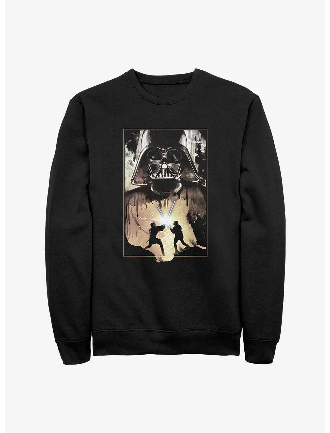 Star Wars Darth Vader Lightsaber Battle Sweatshirt, BLACK, hi-res