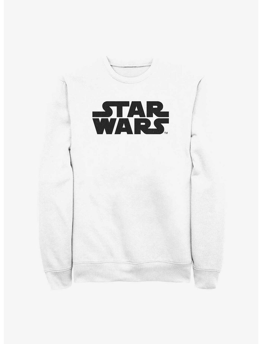 Star Wars Simple Logo Sweatshirt, WHITE, hi-res