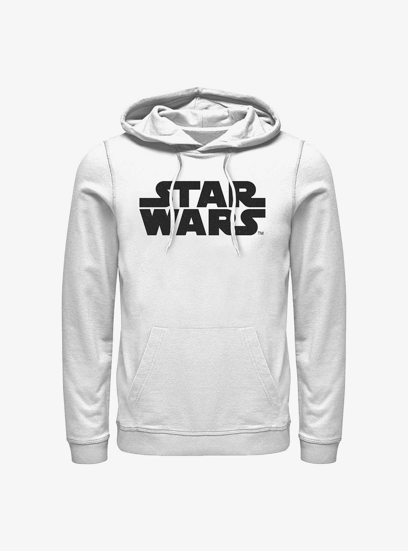 Star Wars Simple Logo Hoodie, WHITE, hi-res