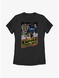 Star Wars: Episode V The Empire Strikes Back Poster Womens T-Shirt, BLACK, hi-res