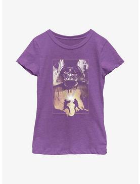 Star Wars Darth Vader Lightsaber Battle Youth Girls T-Shirt, , hi-res