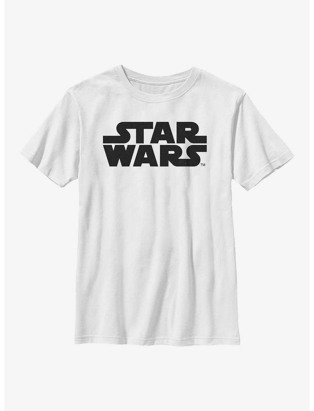 Star Wars Simple Logo Youth T-Shirt, WHITE, hi-res