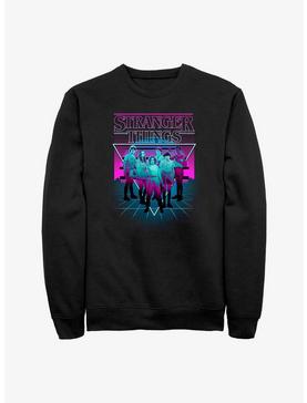 Stranger Things Neon Color Group Sweatshirt, , hi-res