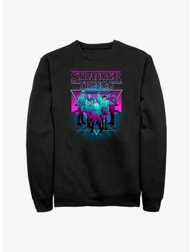 Stranger Things Neon Color Group Sweatshirt, , hi-res