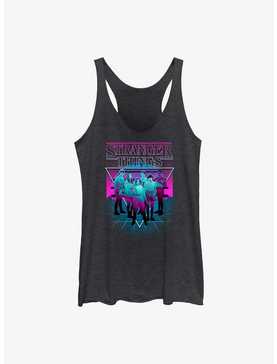 Stranger Things Neon Color Group Womens Tank Top, , hi-res