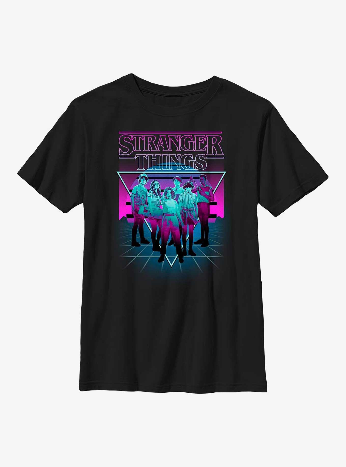 Stranger Things Neon Color Group Youth T-Shirt, , hi-res