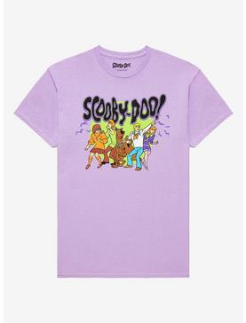 Scooby-Doo! Mystery Gang Purple Boyfriend Fit Girls T-Shirt, , hi-res