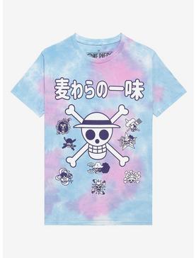 Plus Size One Piece Jolly Rogers Tie-Dye Boyfriend Fit Girls T-Shirt, , hi-res