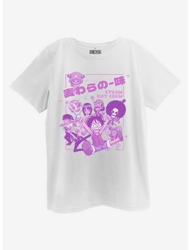 One Piece Chibi Straw Hat Crew Tonal Boyfriend Fit Girls T-Shirt, , hi-res