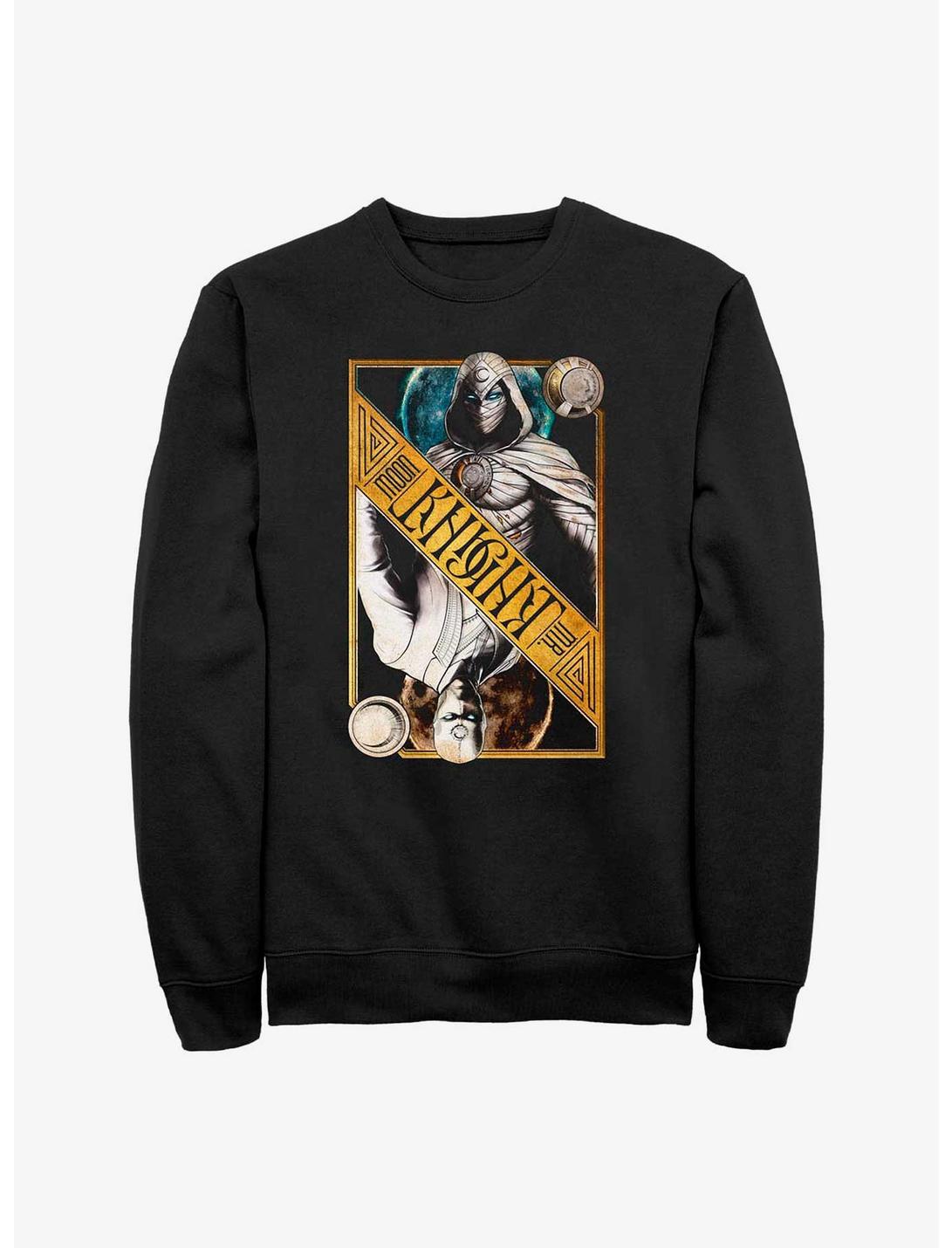 Marvel Moon Knight Dual Card Sweatshirt, BLACK, hi-res