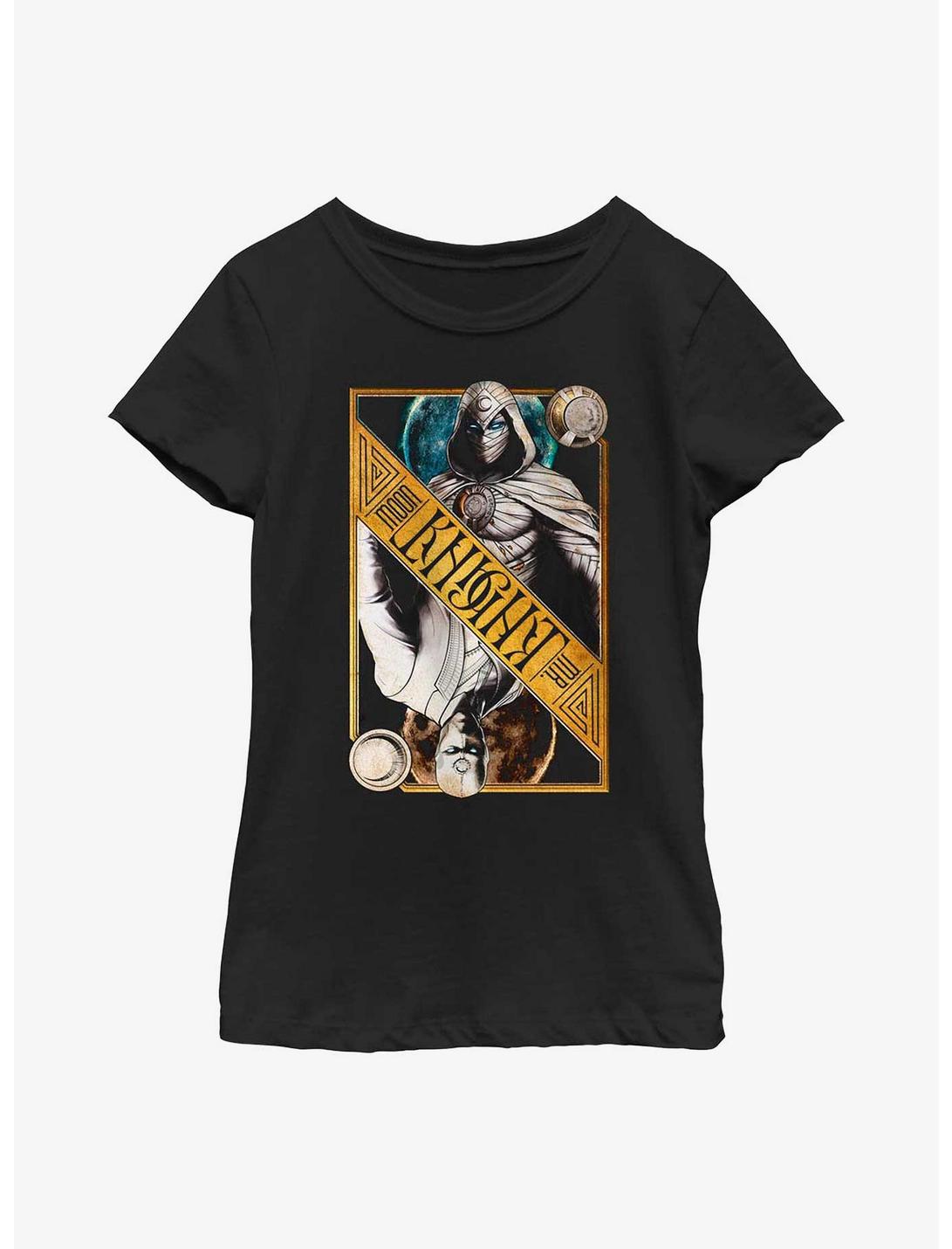 Marvel Moon Knight Dual Card Youth Girls T-Shirt, BLACK, hi-res