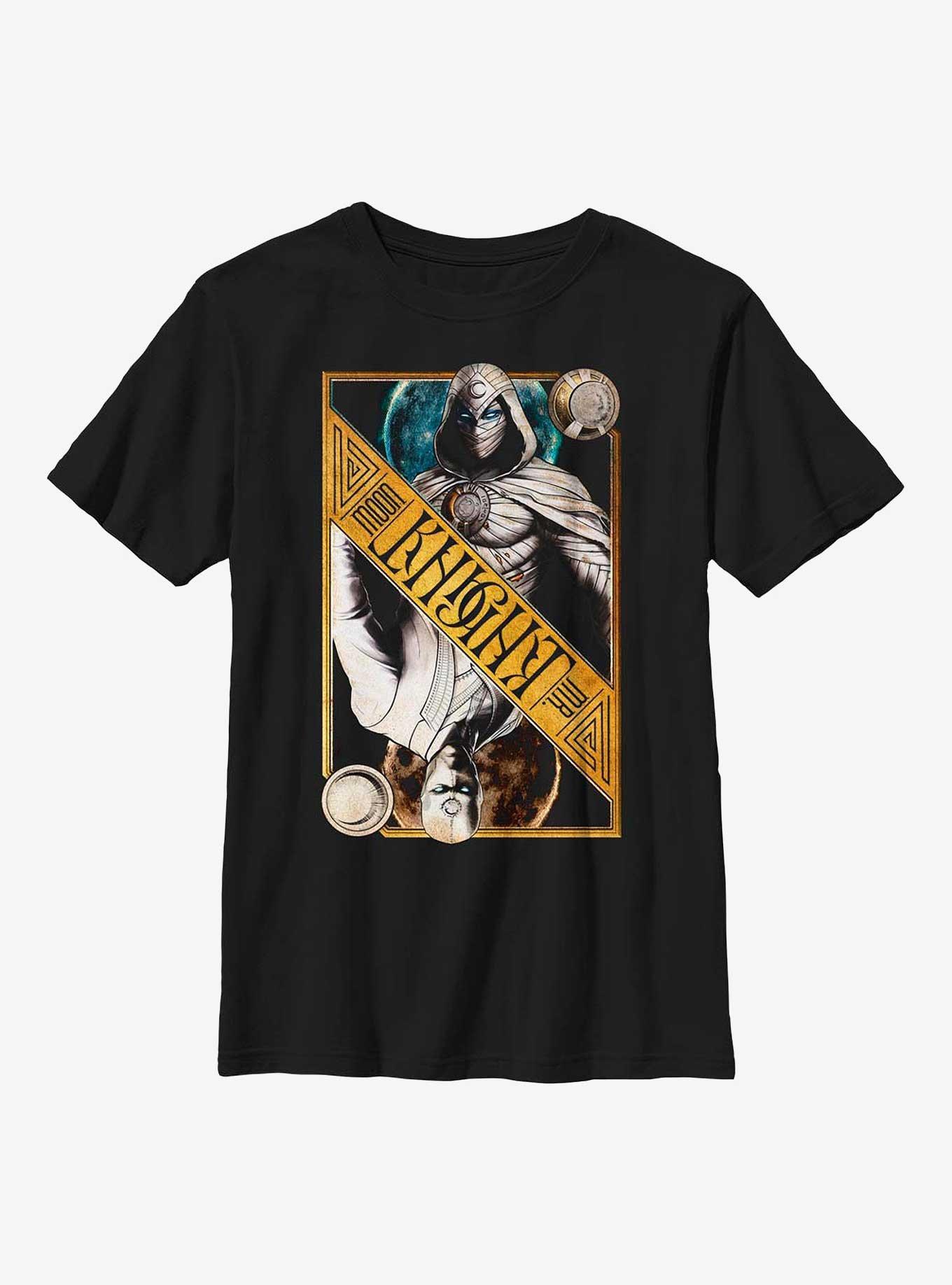 Marvel Moon Knight Dual Card Youth T-Shirt, BLACK, hi-res