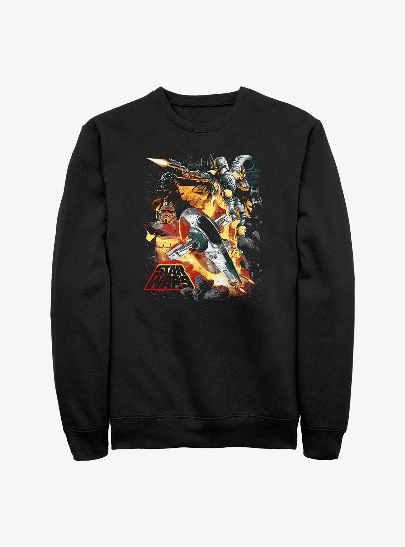 Star Wars Bounty Hunter Sweatshirt, BLACK, hi-res