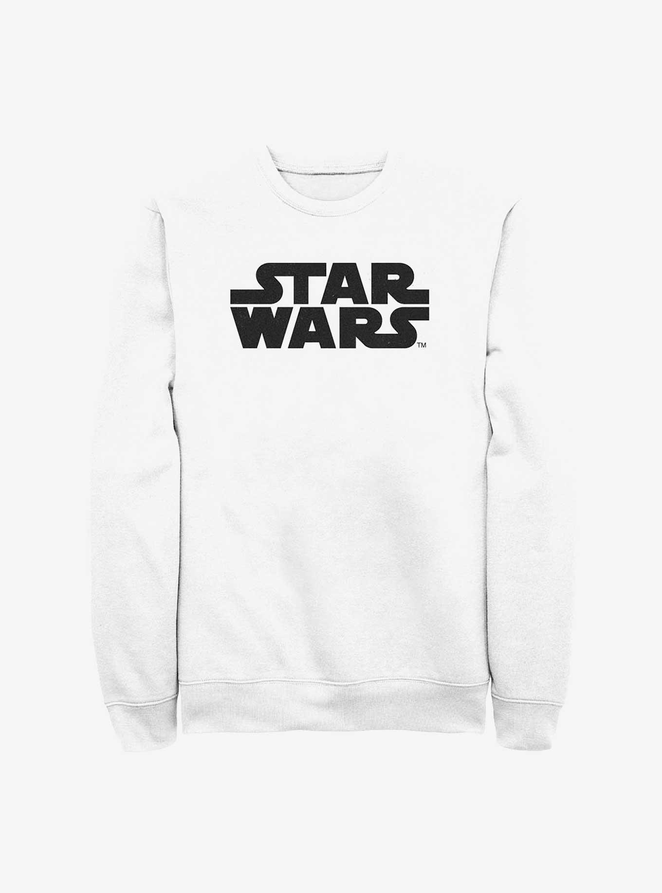 Star Wars Simple Logo Sweatshirt, WHITE, hi-res