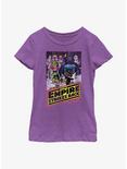 Star Wars: Episode V The Empire Strikes Back Poster Youth Girls T-Shirt, PURPLE BERRY, hi-res