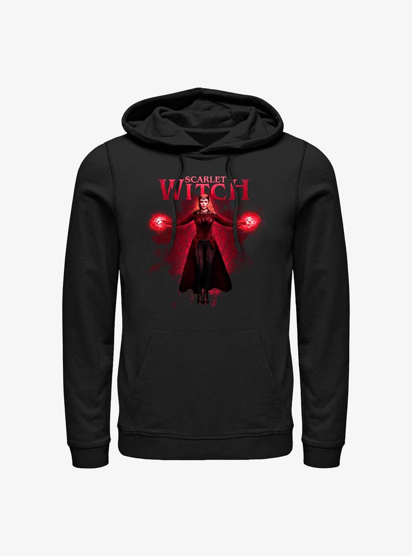 Marvel Doctor Strange In The Multiverse Of Madness Scarlet Witch Splash Hoodie, BLACK, hi-res