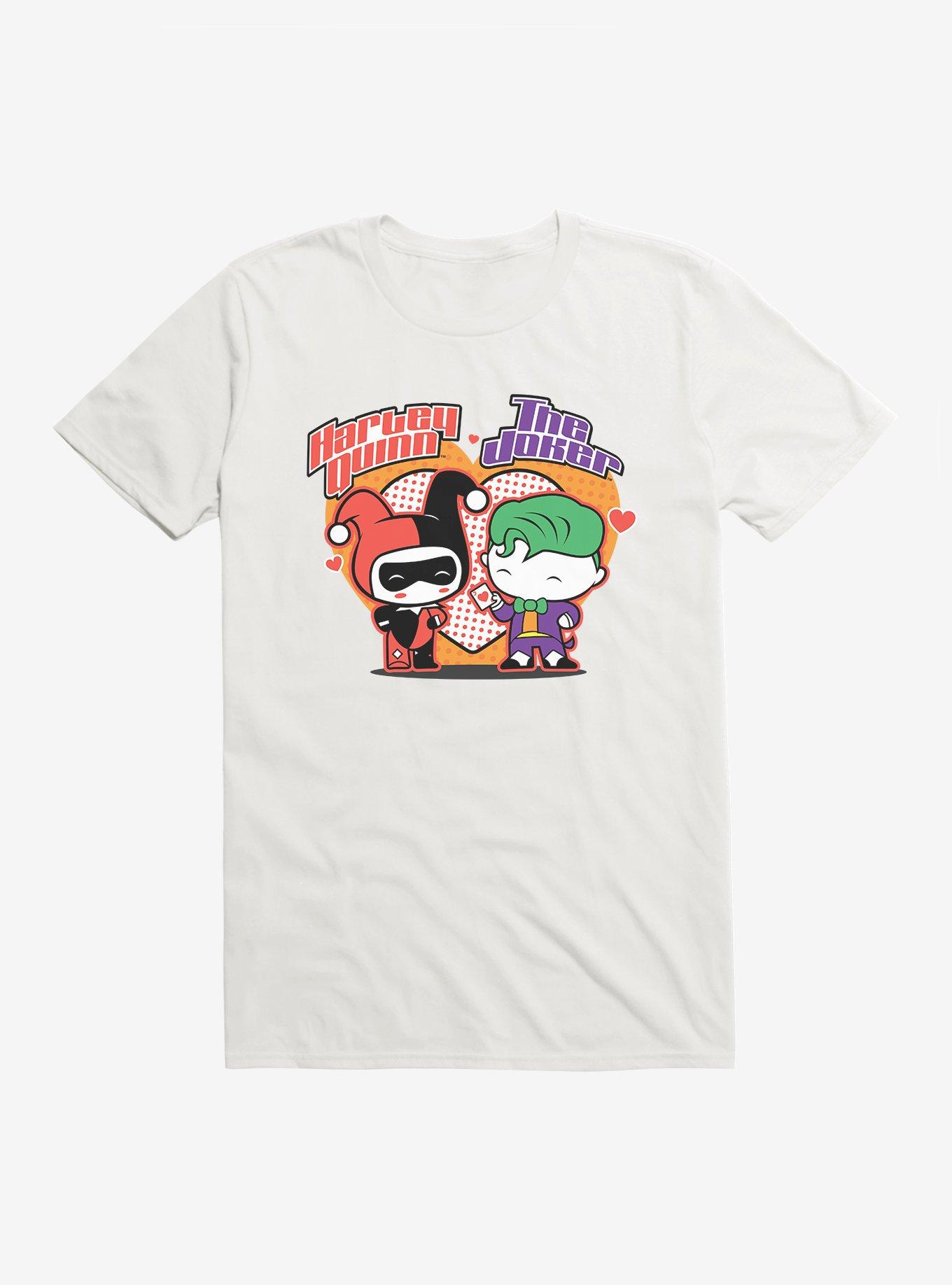 DC Comics Batman Chibi Harley Quinn And The Joker T-Shirt, , hi-res