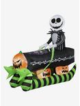 The Nightmare Before Christmas Jack Skellington On Coffin Sleigh Airblown, , hi-res