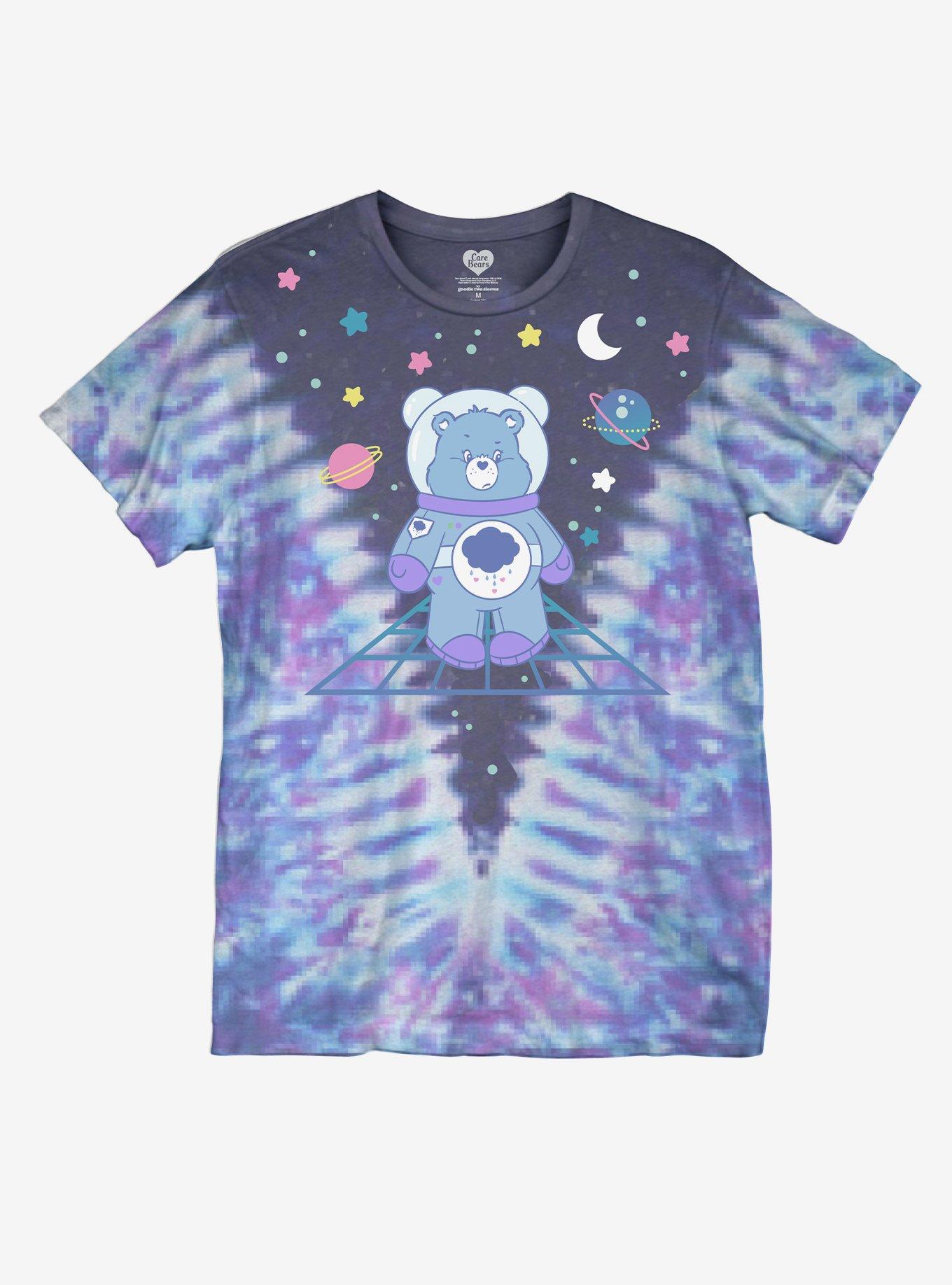 Care Bears Space Tie-Dye Boyfriend Fit Girls T-Shirt Plus Size, MULTI, hi-res