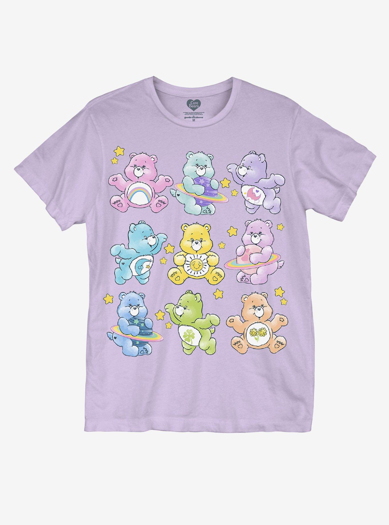 Care Bears Grid Boyfriend Fit Girls T-Shirt, MULTI, hi-res
