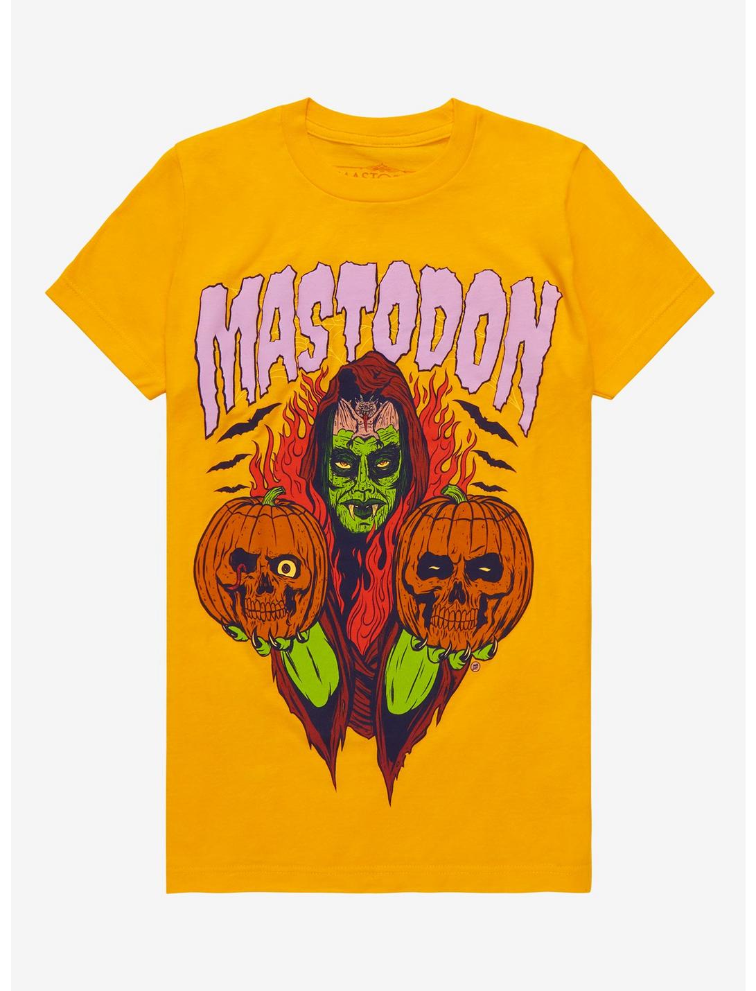 Mastodon Goblin Woman Boyfriend Fit Girls T-Shirt, ORANGE, hi-res