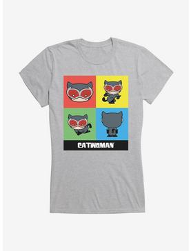 DC Comics Batman Chibi Catwoman Squares Girls T-Shirt, , hi-res
