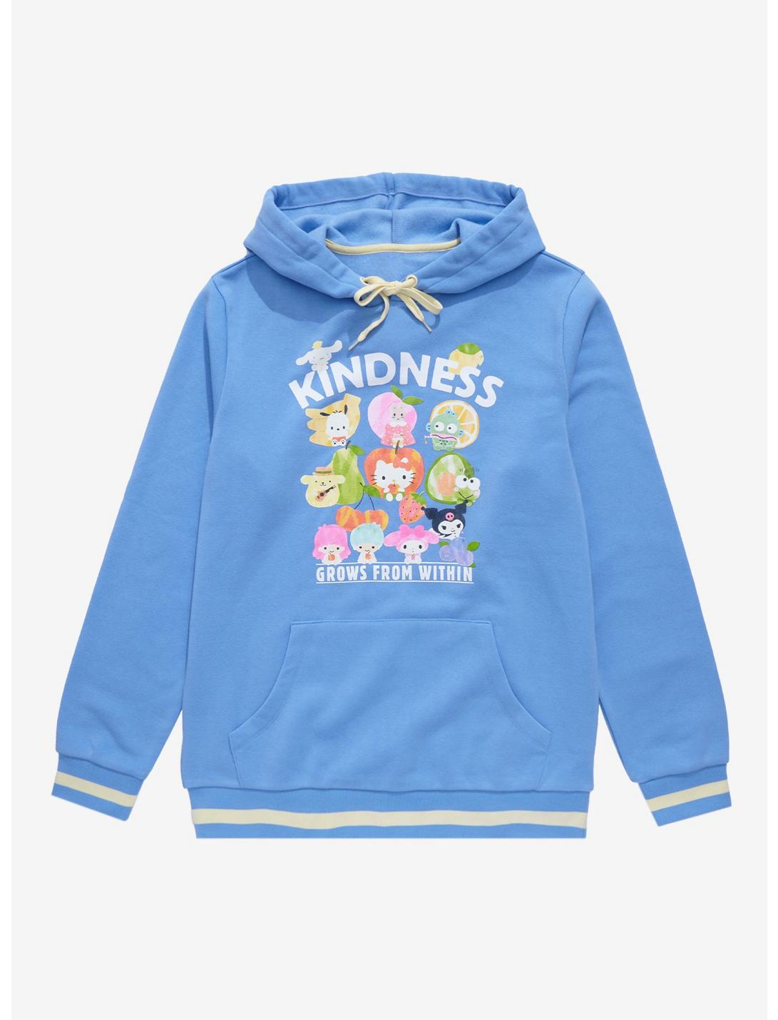 Sanrio Fruits Hello Kitty & Friends Kindness Hoodie - BoxLunch Exclusive, LIGHT BLUE, hi-res