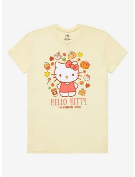 Hello Kitty Pumpkin Spice Boyfriend Fit Girls T-Shirt, , hi-res